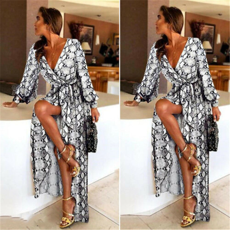 Robe Mode Nouvelle Style Élégante Femmes Sexy Col Bateau Pailleté