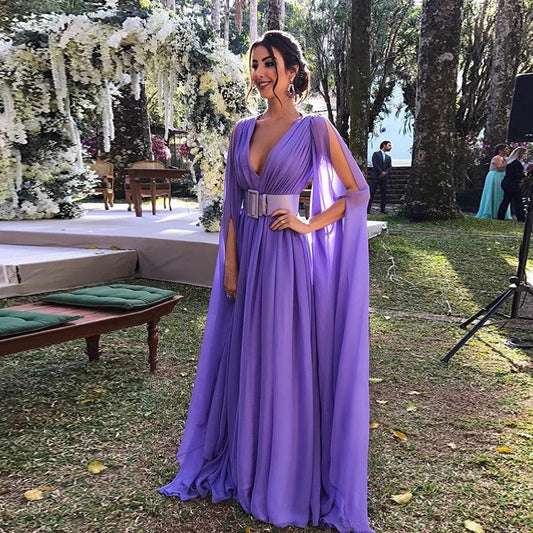 Robe femme décolleté en V taille