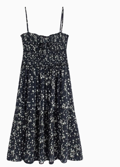 Robe  florale romantique française