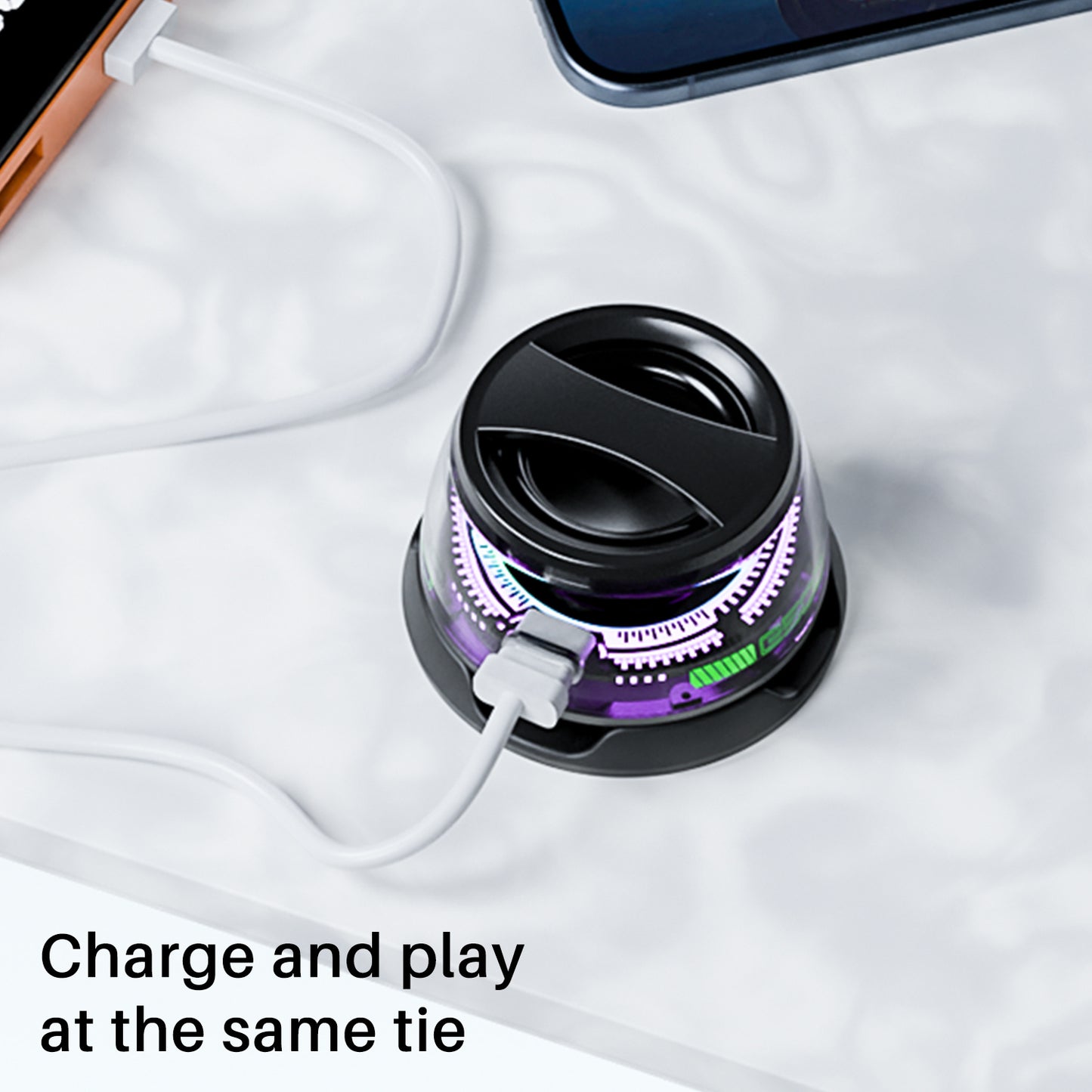 Éclairage coloré audio Bluetooth d’atmosphère intelligente