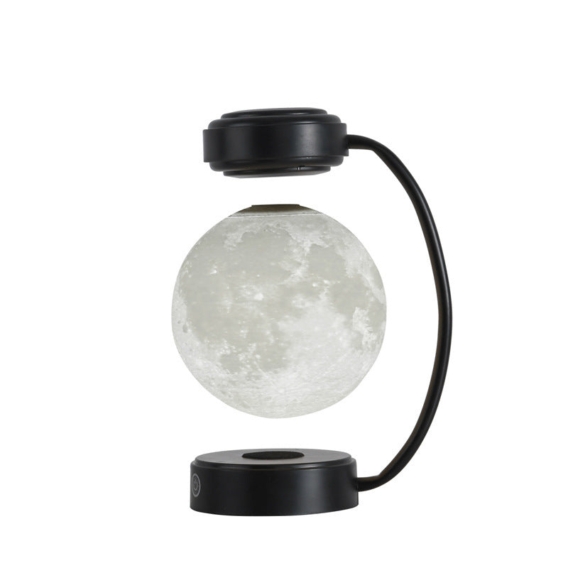 Kabellose, rotierende, schwebende Magnetkugel-Lampe in Form des 3D-Mondes für die Dekoration von Büro, Schule, Buchhandlung und Zuhause