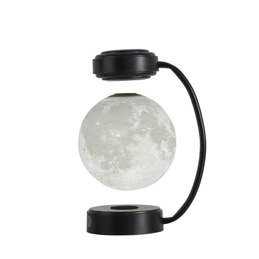 Kabellose, rotierende, schwebende Magnetkugel-Lampe in Form des 3D-Mondes für die Dekoration von Büro, Schule, Buchhandlung und Zuhause