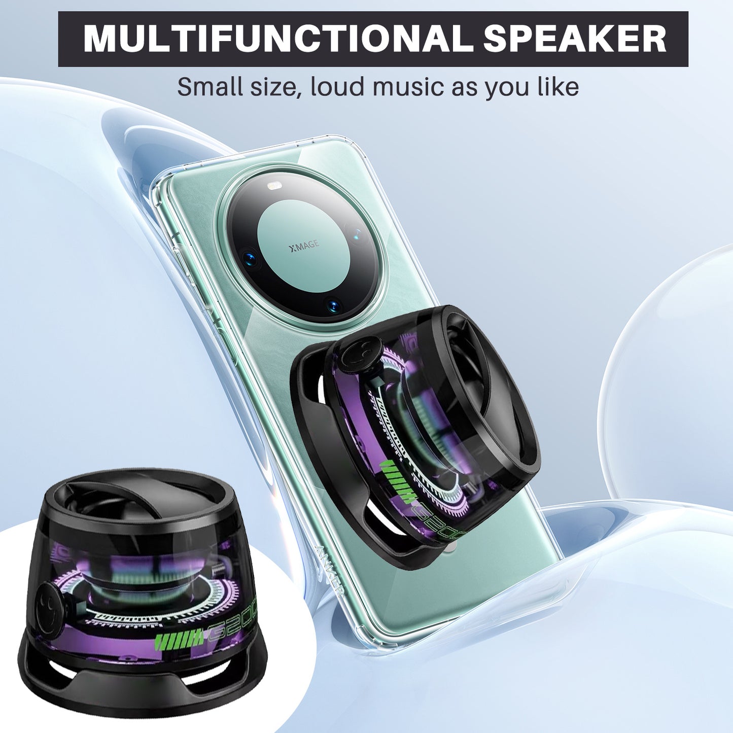 Éclairage coloré audio Bluetooth d’atmosphère intelligente