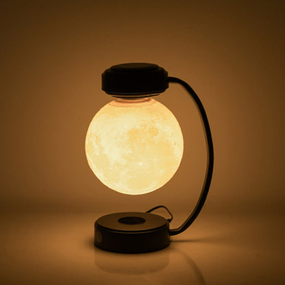 Kabellose, rotierende, schwebende Magnetkugel-Lampe in Form des 3D-Mondes für die Dekoration von Büro, Schule, Buchhandlung und Zuhause