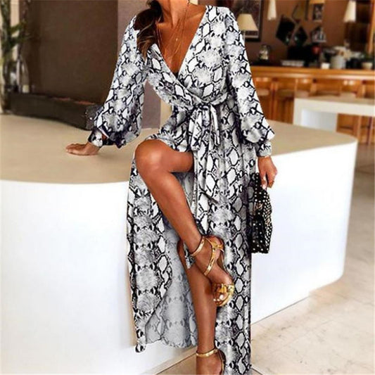 Robe Mode Nouvelle Style Élégante Femmes Sexy Col Bateau Pailleté
