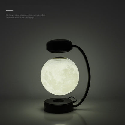 Kabellose, rotierende, schwebende Magnetkugel-Lampe in Form des 3D-Mondes für die Dekoration von Büro, Schule, Buchhandlung und Zuhause