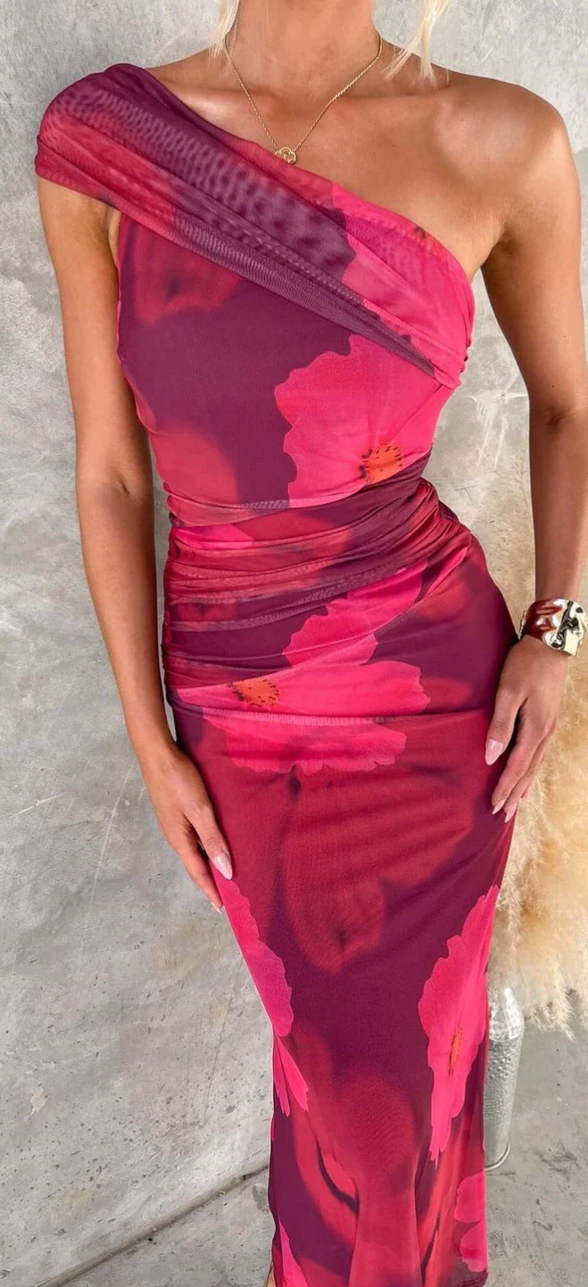 Robe femme,  nouveau plaid européen et américain taille serrée sexy dos nu bretelles spaghetti